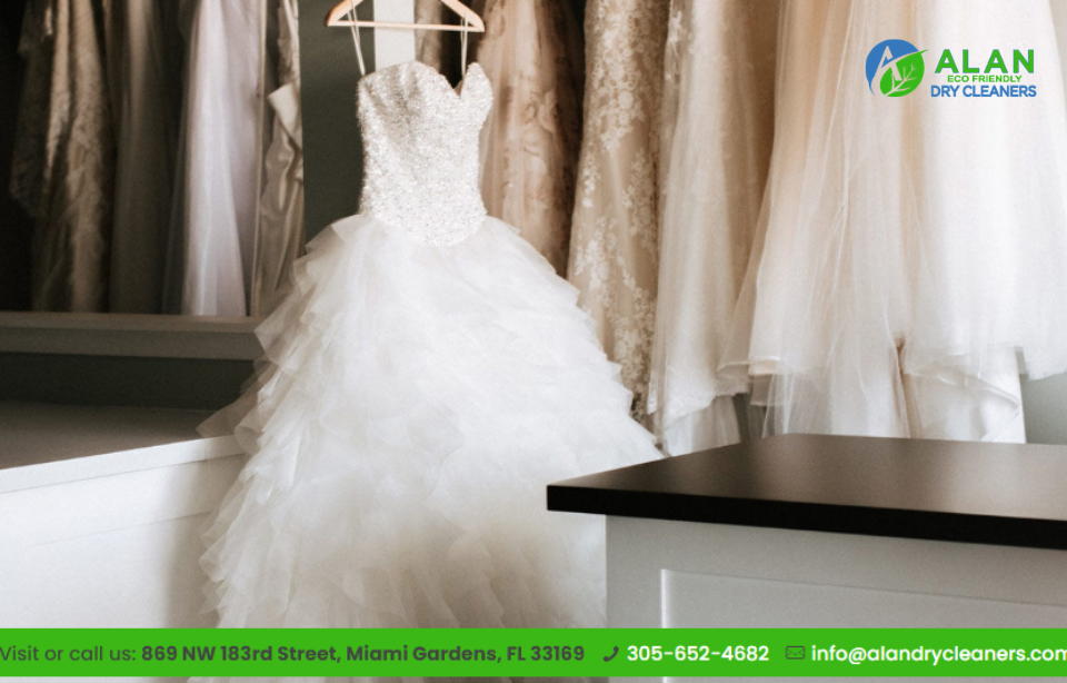 Why Hire a Professional Dry Cleaner for Wedding Gown Dry Cleaning
